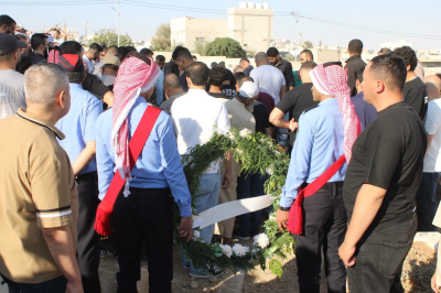 الأمن العام يُشارك بتشييع جثمان (الرائد)  محمد قاسم احمد صبيح