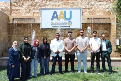 جامعة عمان العربية تبحث سبل التعاون مع هيئة شباب لواء عين الباشا