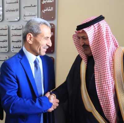 مختار عشيرة العبداللات يزور مستشارية الديوان الملكي ويؤكد الاعتزاز بالقيادة الهاشمية