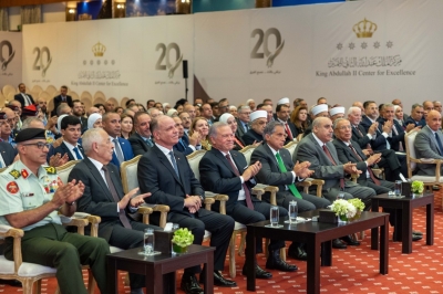 الملك يرعى فعالية بمناسبة الذكرى الـ20 لتأسيس مركز الملك عبدالله الثاني للتميز ويكرّم شخصيات عدة