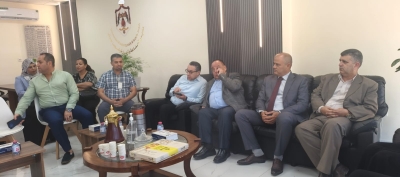 افتتاح المبنى الجديد لمديرية صناعة وتجارة وتموين جرش