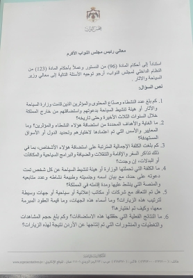 تزامنا مع حملة جو حطاب الترويجية.. نائب يسأل الحكومة عن المؤثرين وتكلفة استضافتهم