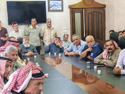 بحث تخصيص موقع لإقامة سوق لتجارة المواشي في جرش