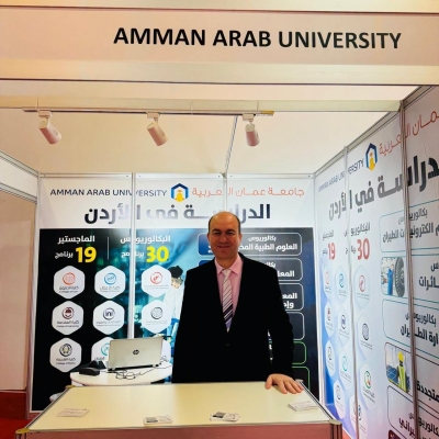 جامعة عمان العربية تعزز حضورها الإقليمي بمشاركتها في المعرض الخليجي الخامس للتدريب والتعليم في أبو ظبي