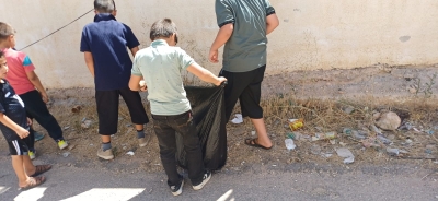 مركز شباب برما ينفذ حملة تطوعية في المركز ومحيطه