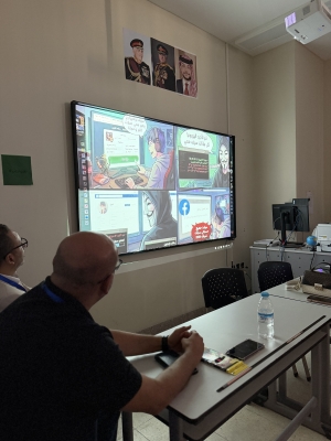 جامعة عمان العربية تشارك في حملة (أمانك يبدأ من هنا ) ضمن برنامج (أنا أشارك) الوطني لتعزيز الوعي بالأمن السيبراني