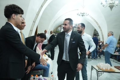 آل التل يستقبلون جاهة آل العياط لطلب يد تالا غيث التل للدكتور حسام خالد عياط (صور)