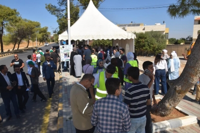   قسم العلاج الطبيعي في جامعة الزيتونة الأردنية يشارك في مبادرة بصمة خطى ومسار مادبا الصحي والبيئي والثقافي