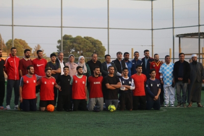 اختتام الدور الأول لبطولة المراكز الشبابية لخماسيات كرة القدم 2026 في جرش