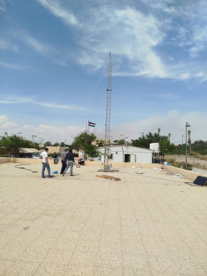 الأرصاد الجوية تركب محطة رصد أوتوماتيكية حديثة في منطقة البحر الميت