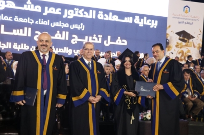 برعاية الدكتور عمر الجازي.. جامعة عمان العربية تحتفل بتخريج الفوج السادس والعشرين للفصلين الثاني والصيفي - صور