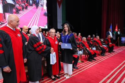 بالفيديو والصور ... الأميرة عالية بنت الحسين ترعى احتفال عمان الأهلية بتخريج طلبة الفصل الصيفي (الفوج 33)