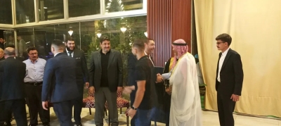 تهنئة بمناسبة زفاف الحسن أيمن العتوم