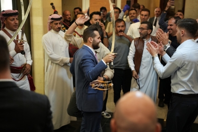 الحاج هاني حبيبة يولم بزفاف نجله مهدي