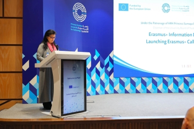 جامعة عمان العربية تشارك في اليوم التعريفي لبرنامج إيراسموس بلس (Erasmus+) لعام 2027