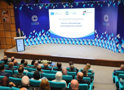 جامعة عمان العربية تشارك في اليوم التعريفي لبرنامج إيراسموس بلس (Erasmus+) لعام 2027