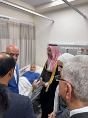 نواب وقيادات حزب الاتحاد الوطني الأردني يزورون مصابي أحداث الكرك في المدينة الطبية