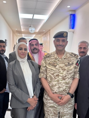 نواب وقيادات حزب الاتحاد الوطني الأردني يزورون مصابي أحداث الكرك في المدينة الطبية