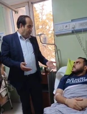 فريق عمل الكرك في شباب كلنا الأردن يزور مصابي حادث حمود ويطلق حملة تبرع بالدم ويؤدي واجب العزاء
