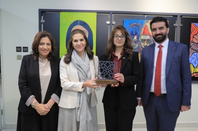 افتتاح معرض بيت الفن الدائم في جامعة الشرق الأوسط