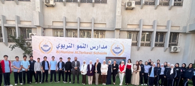 كلية الصيدلة في عمان العربية تنظم محاضرة توعوية في مدارس النمو التربوي حول مخاطر مشروبات الطاقة لليافعين