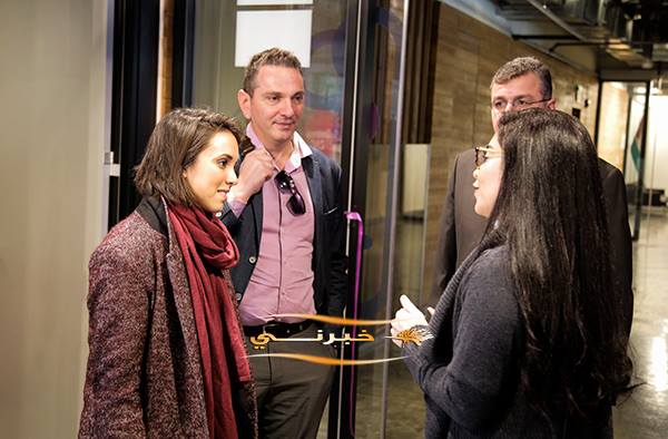 افتتاح زينك في كلية القدس في اربد - صور