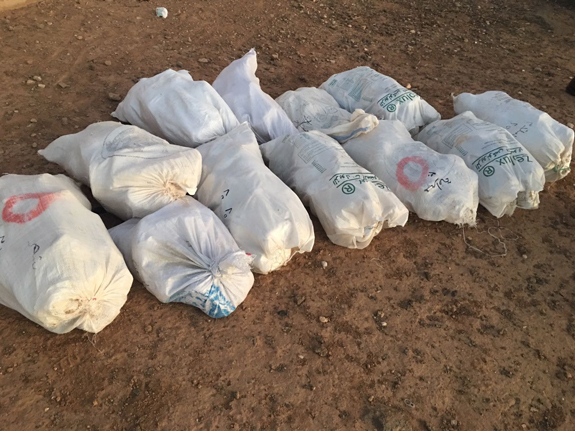 ضبط ٢٠٢٧ كف حشيش مخدر –صور