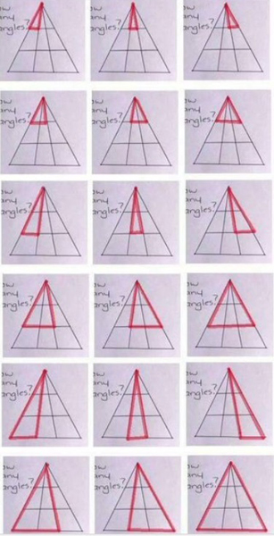 كم مثلث في الصورة ؟