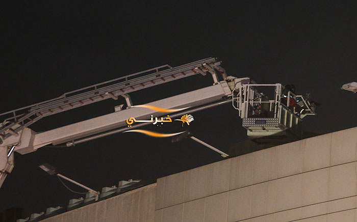 6 إصابات بحريق في عريفة مول - صور