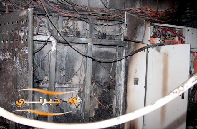 6 إصابات بحريق في عريفة مول - صور