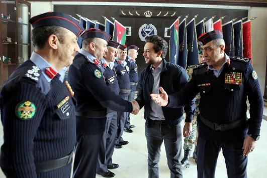 ولي العهد يزور الأمن العام