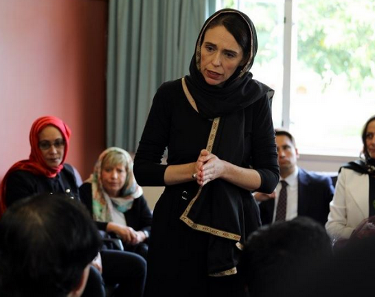 رئيسة وزراء نيوزيلندا تتحجّب 