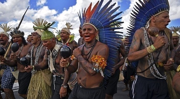 قبائل الهنود الحمر يتحدون حكومة البرازيل