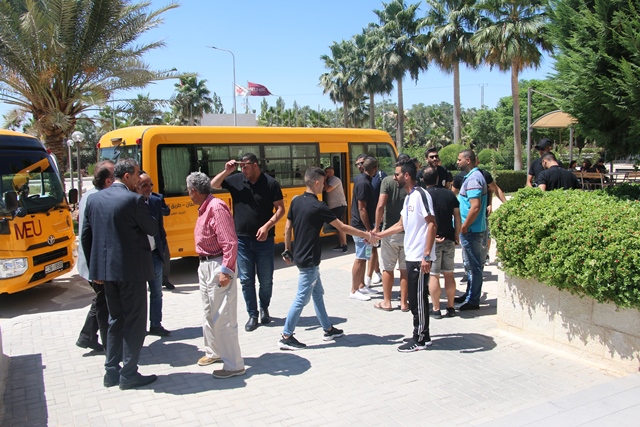 (الشرق الأوسط) تحتضن معسكرا دعما للرياضة الفلسطينية  