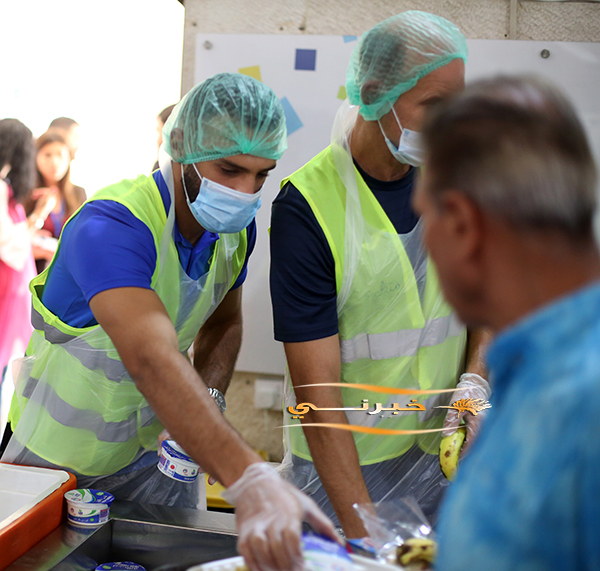 النشامى يشاركون ببرنامج عابر سبيل في تكية أم علي