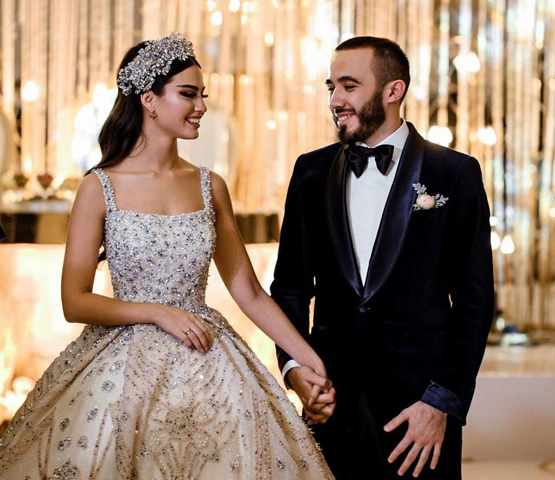 حفل زفاف اسطوري لاول عارضة ازياء يمنية 