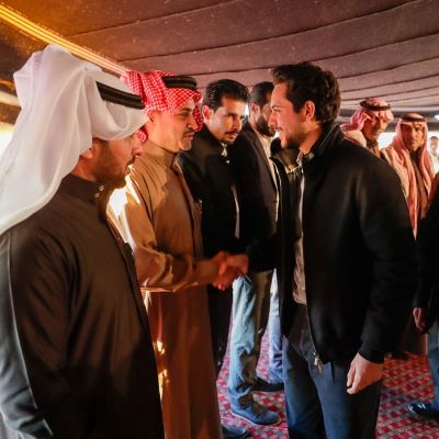 ولي العهد يلتقي أبناء البادية الشمالية 
