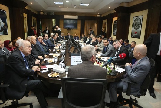 السفير العراقي يزور جامعة البترا