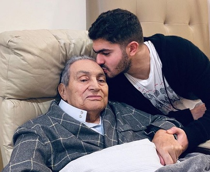 آخر ظهور لمبارك - صورة