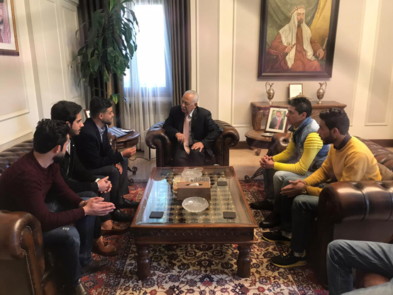 العيسوي يلتقي وفدي شباب فقوع وعشائر طوباس - صور