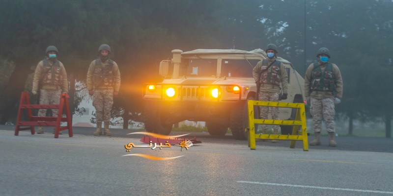 الجيش يغلق عمان والمحافظات - صور