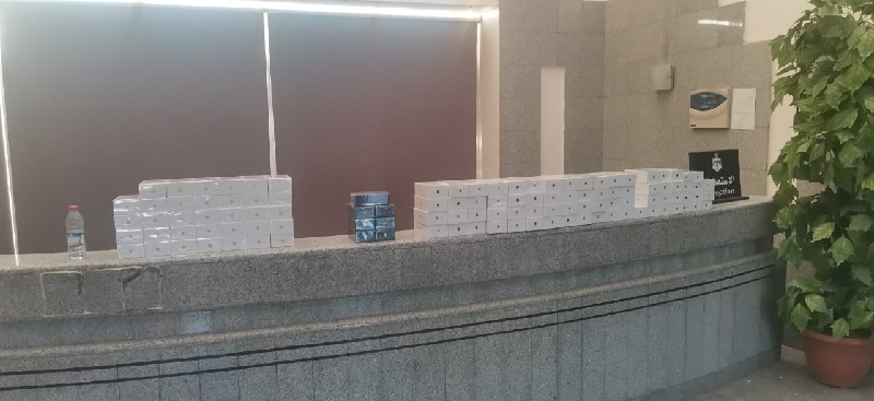 احباط تهريب حشيش وخلويات -  صور