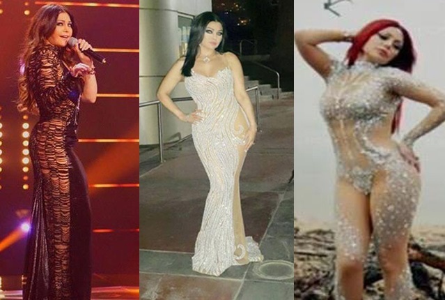  إطلالة جريئة لهيفاء وهبي بفستان شفاف 