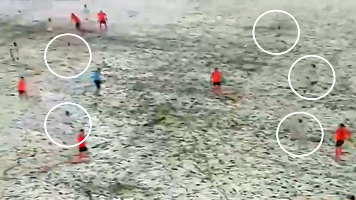 فريق تركي يتحول إلى أشباح - صورة