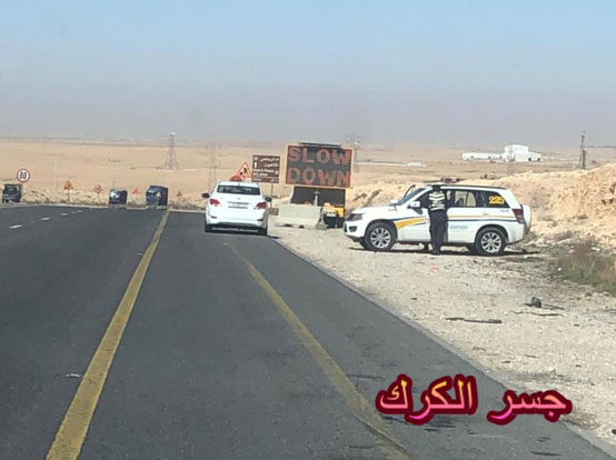 فتح جسر الكرك .. وتحويلات جديدة على الصحراوي