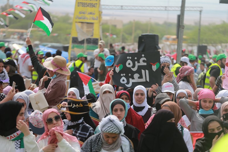 مهرجان بالبحر الميت احتفاء بنصر غزة والقدس