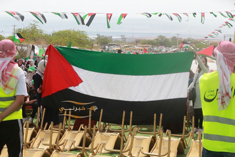 مهرجان بالبحر الميت احتفاء بنصر غزة والقدس