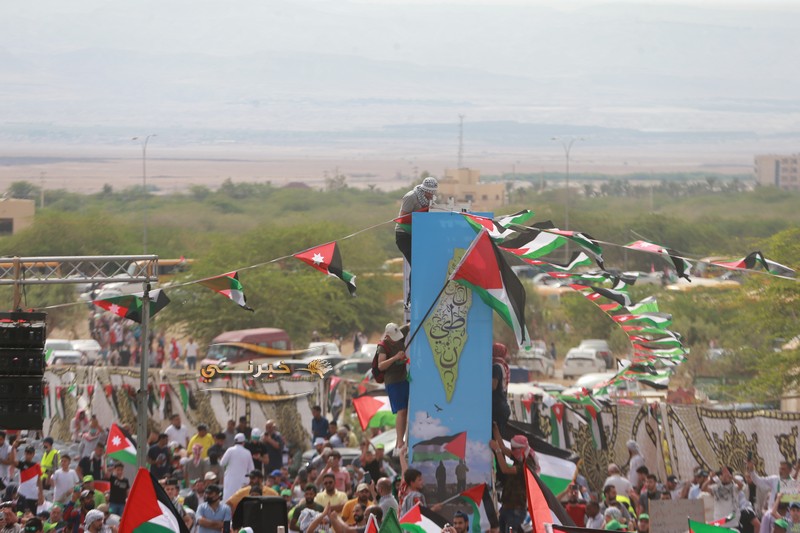 مهرجان بالبحر الميت احتفاء بنصر غزة والقدس