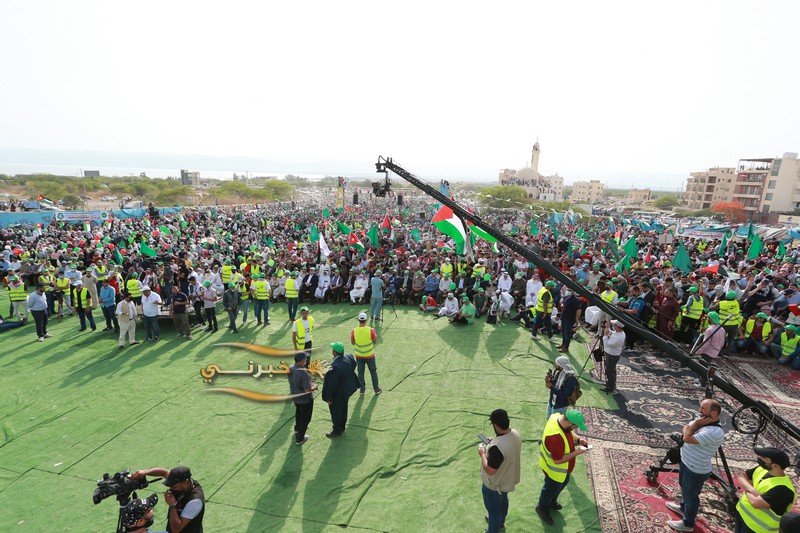 مهرجان بالبحر الميت احتفاء بنصر غزة والقدس