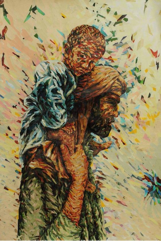 الأردنية دينا عدنان هلسا تدعم فناني غزة التشكيليين - فيديو